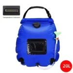 Pungă de duș de 20 l pentru camping sălbatic – duș solar portabil