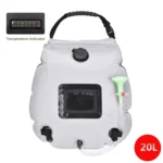 Pungă de duș de 20 l pentru camping sălbatic – duș solar portabil